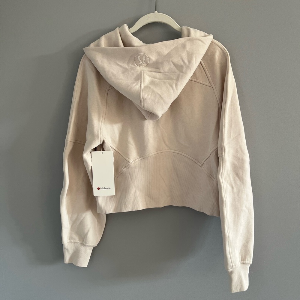 LULULEMON Scuba Oversized Half-Zip Hoodie in White Opal - Picture 5 of 6